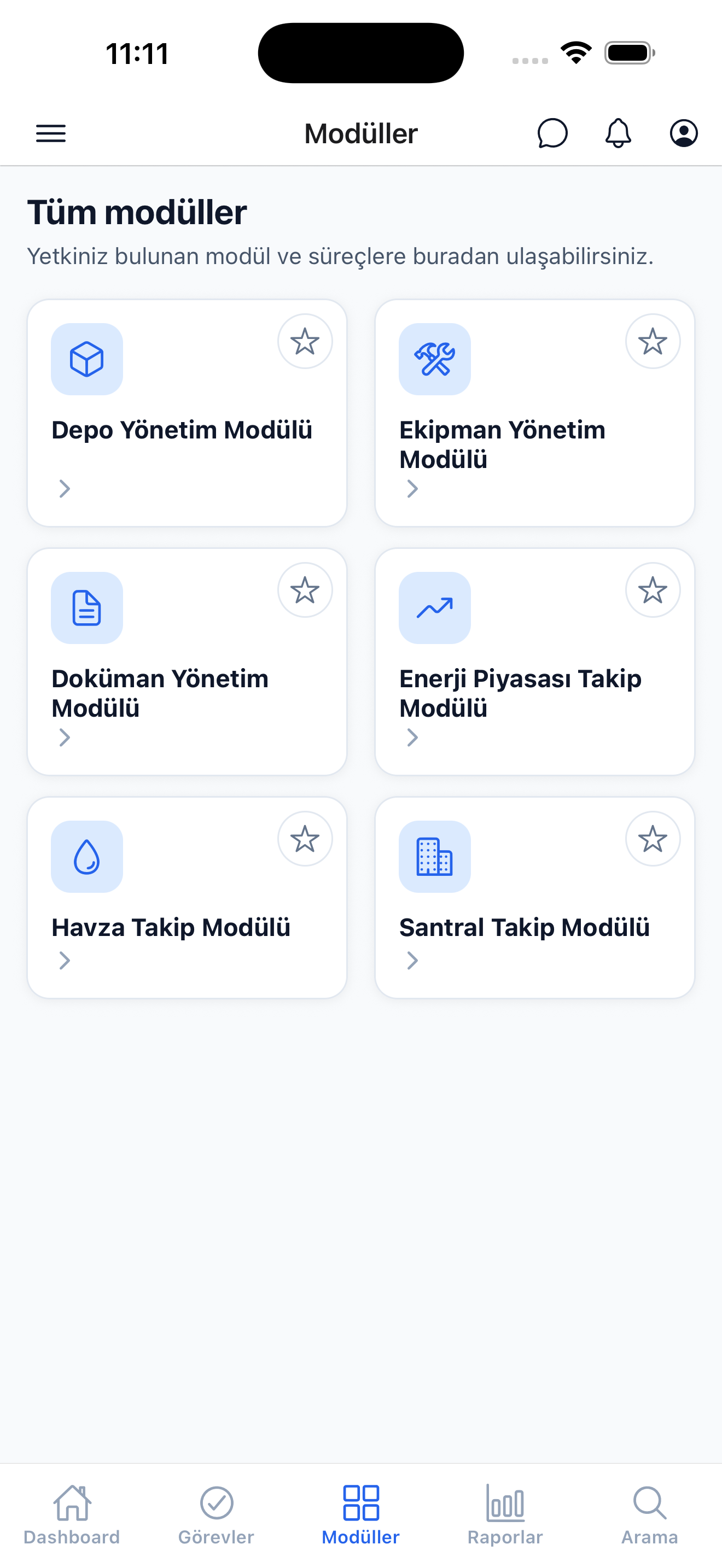 Your modules